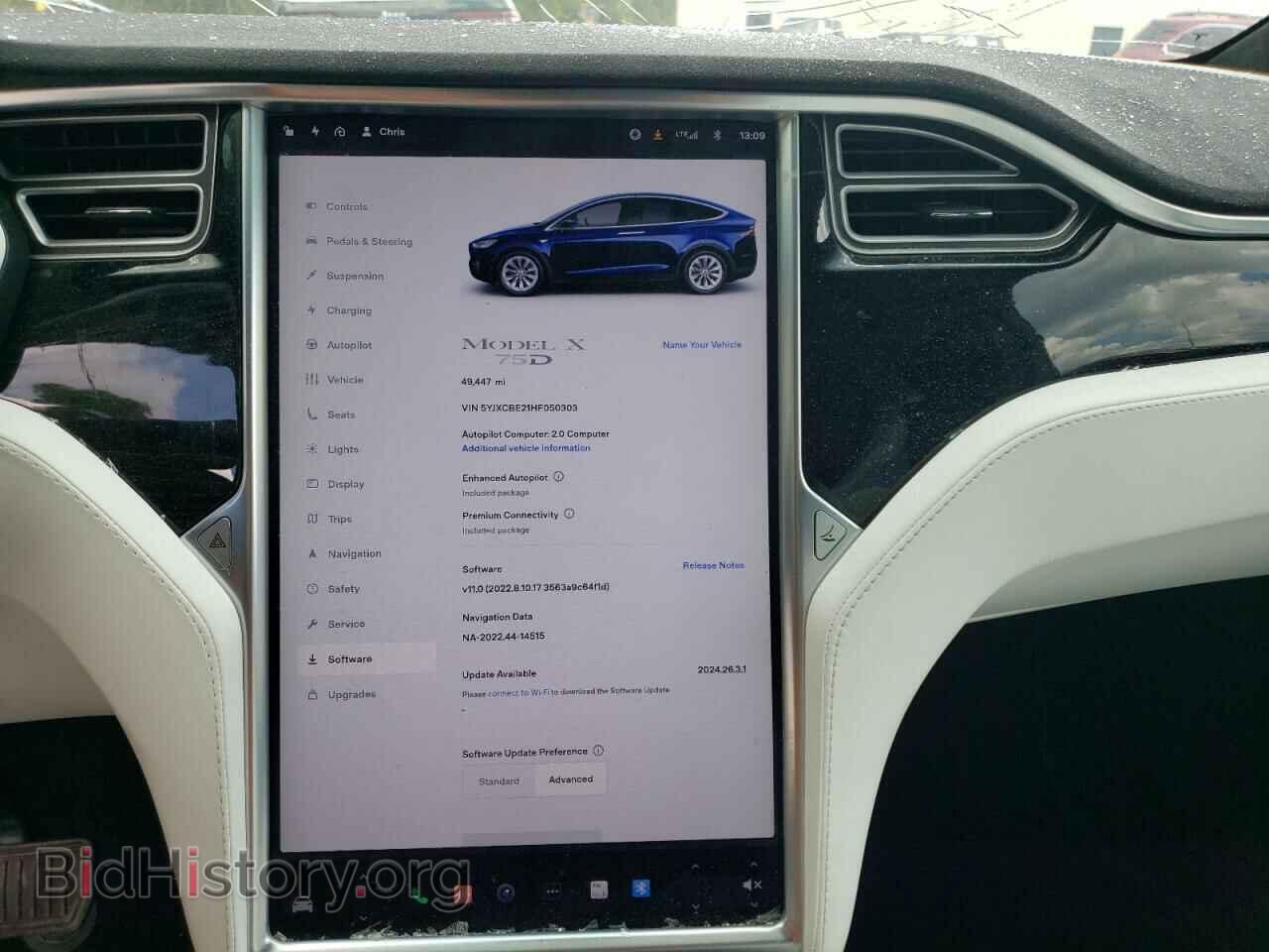 2017 TESLA MODEL X - VIN: 5YJXCBE21HF050303 - Photo 9