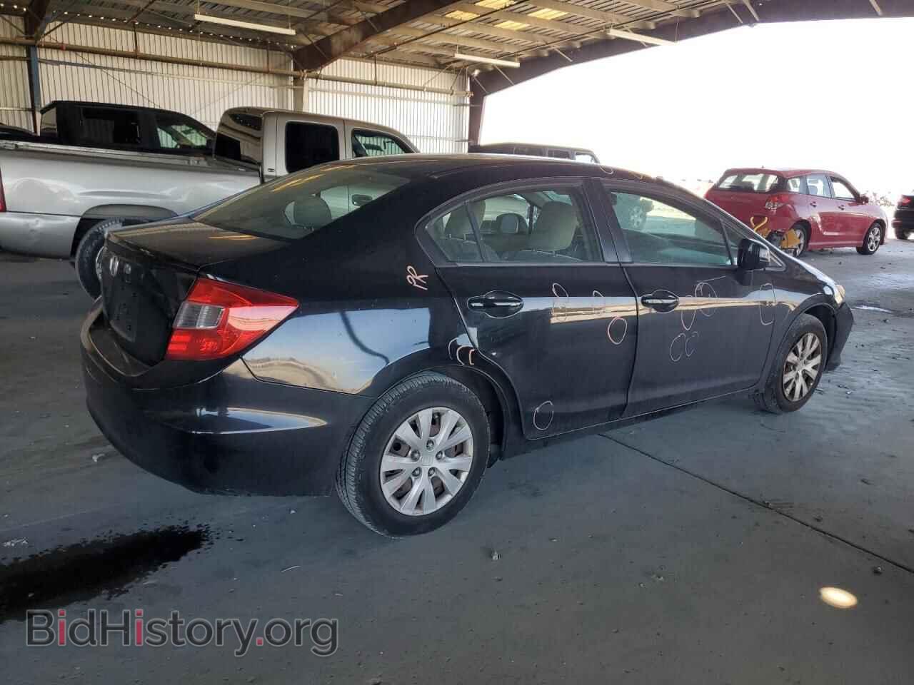 2012 HONDA CIVIC - VIN: 19XFB2F52CE310729 - Фото 3