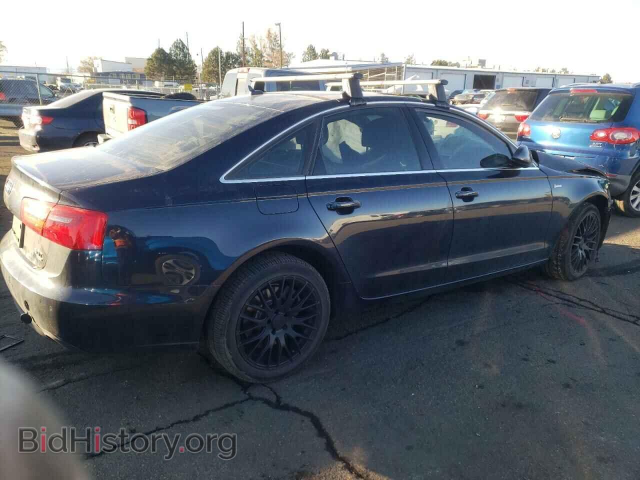 2013 AUDI A6 - VIN: WAUGGAFC4DN069653 - Фото 3