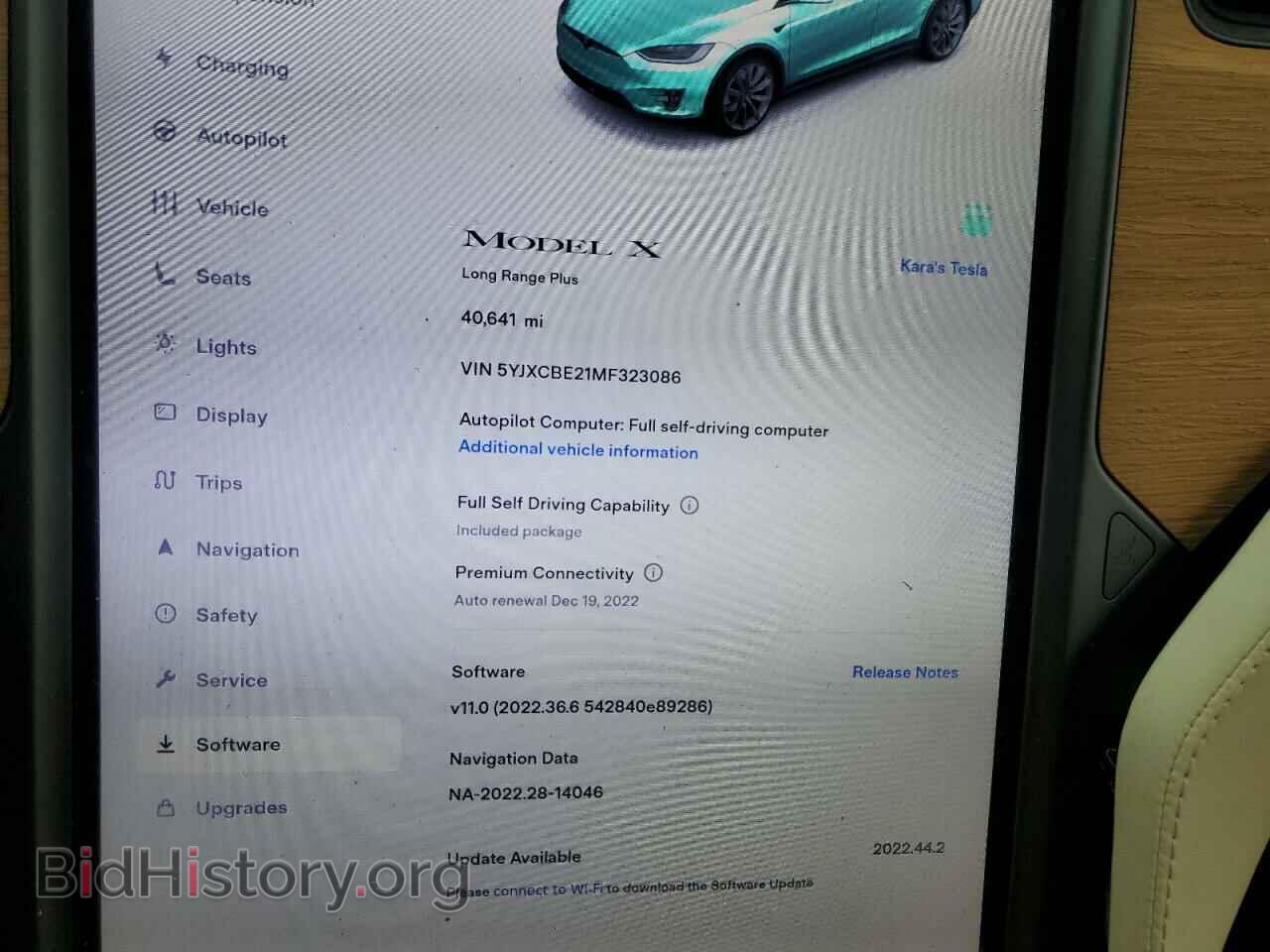 2021 TESLA MODEL X - VIN: 5YJXCBE21MF323086 - Photo 9