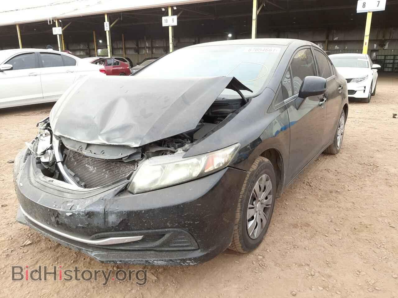 2013 HONDA CIVIC - VIN: 19XFB2F53DE218935 - Фото 2