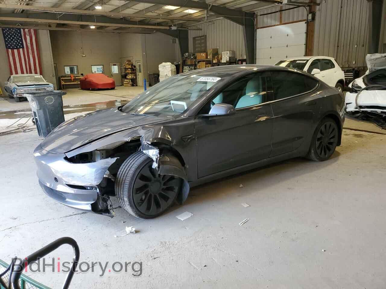 Photo 5YJ3E1EC1NF118607 - TESLA MODEL 3 2022