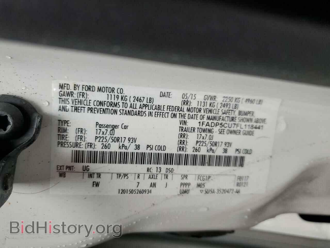 2015 FORD CMAX - VIN: 1FADP5CU7FL118441 - Фото 13
