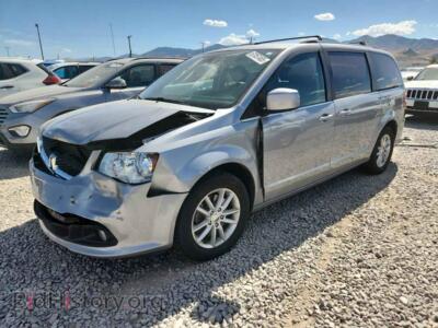 2019 Dodge CARAVAN SXT, серебристый — VIN 2C4RDGCG3KR580155, Copart