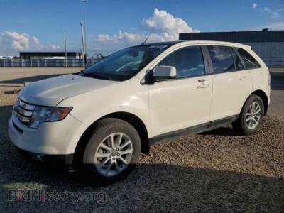 2007 Ford EDGE SEL Plus, cream — VIN 2FMDK49C77BA80577, Copart