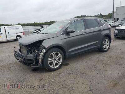 2018 Ford EDGE Titanium, серый — VIN 2FMPK3K84JBC33193, Copart