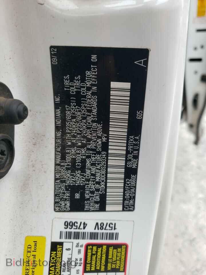2013 TOYOTA SIENNA - VIN: 5TDKK3DC8DS293349 - Фото 13