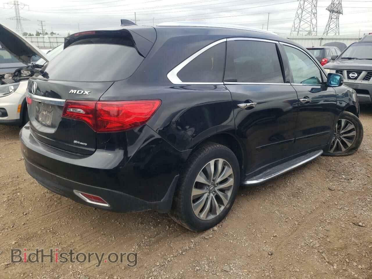 2014 ACURA MDX - VIN: 5FRYD4H45EB015252 - Фото 3