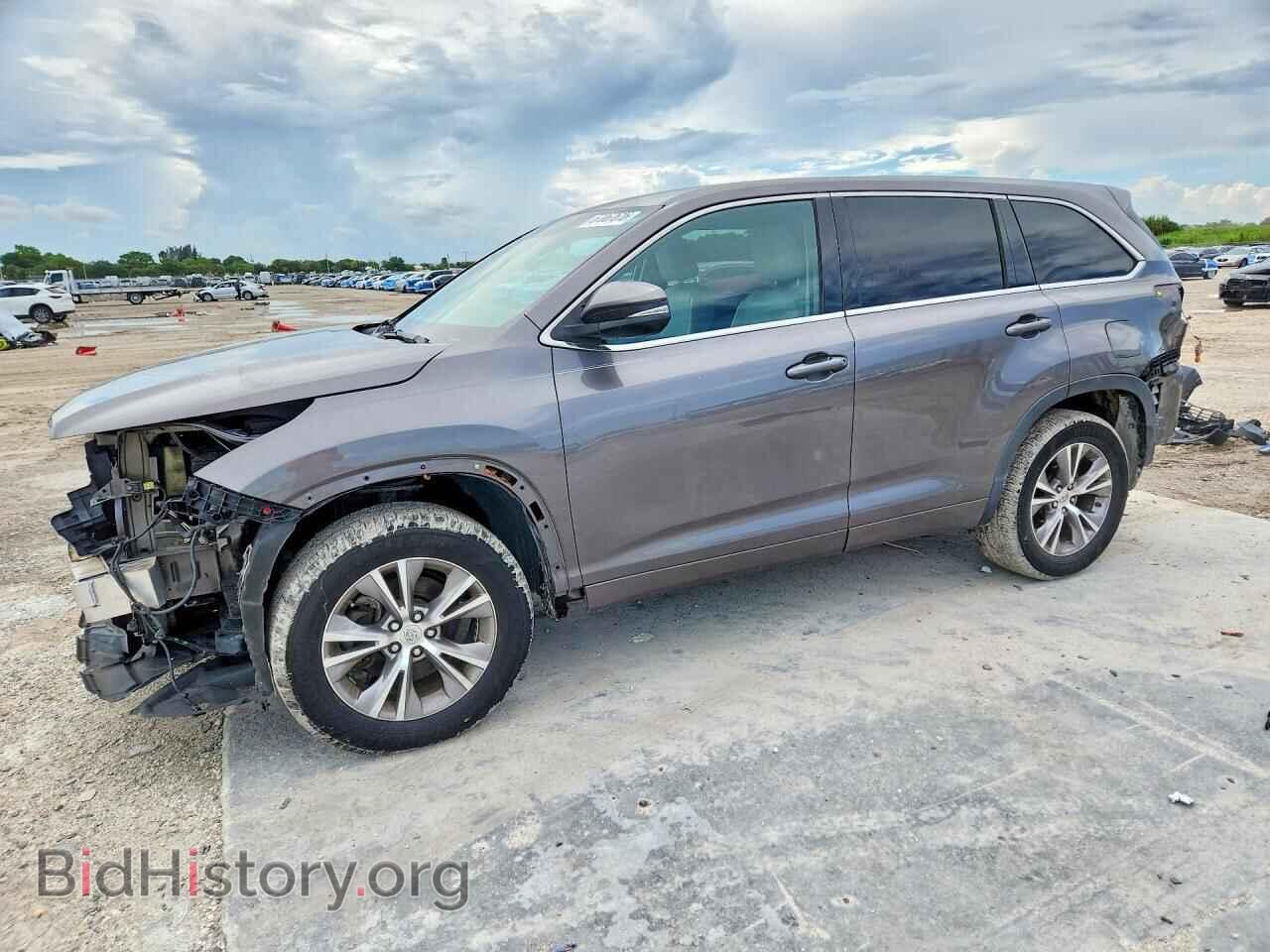 Photo 5TDZKRFHXES013331 - TOYOTA HIGHLANDER 2014