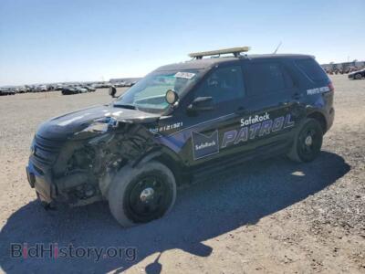 2013 Ford EXPLORER Police Interceptor, black — VIN 1FM5K8AR5DGC31416, Copart