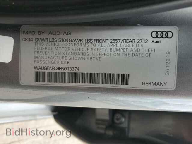2015 AUDI A6 - VIN: WAUGFAFC9FN013374 - Фото 12