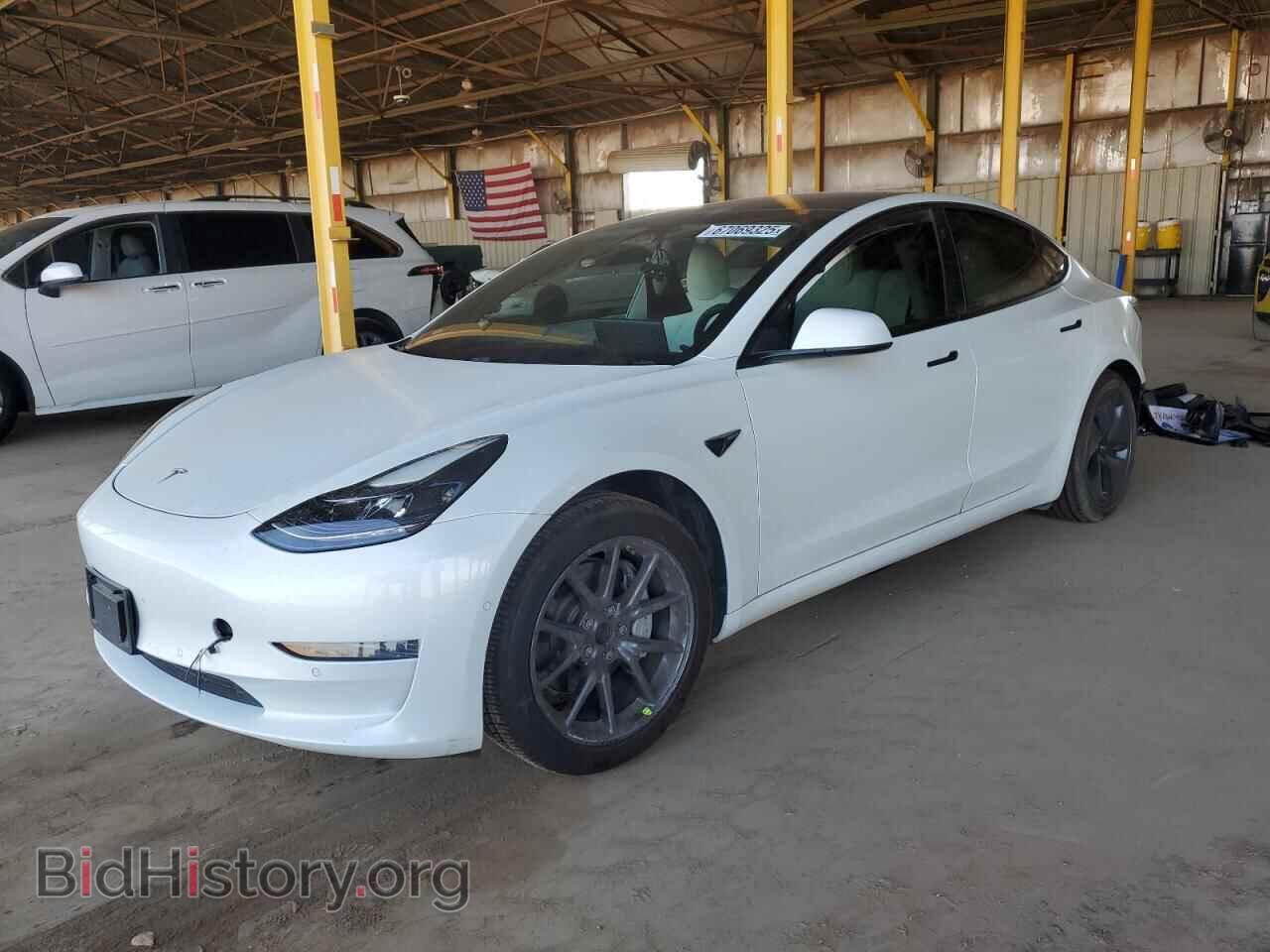 Photo 5YJ3E1EA9MF873419 - TESLA MODEL 3 2021