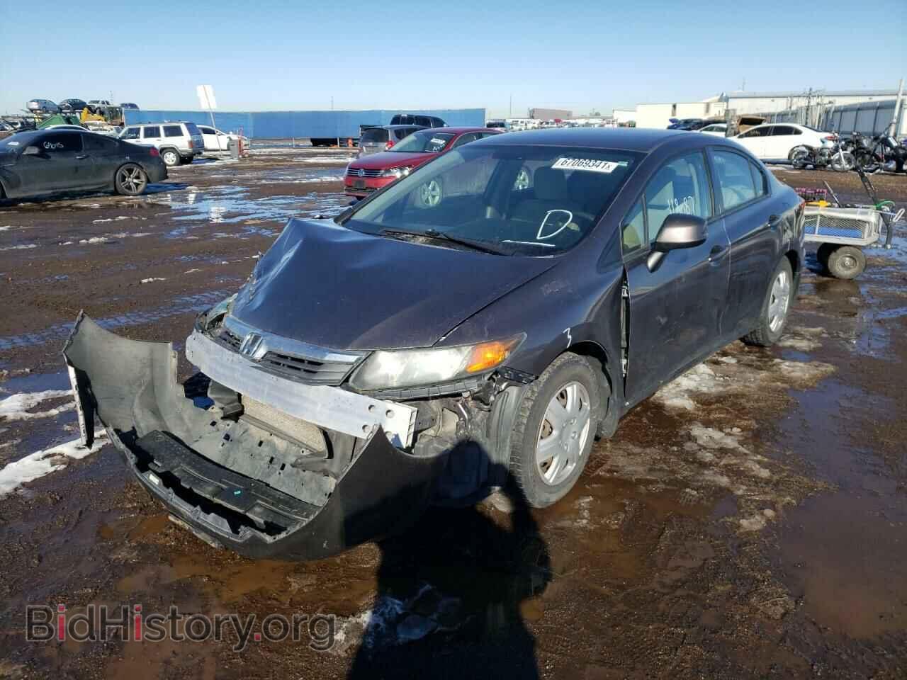2012 HONDA CIVIC - VIN: 19XFB2F56CE044258 - Фото 2