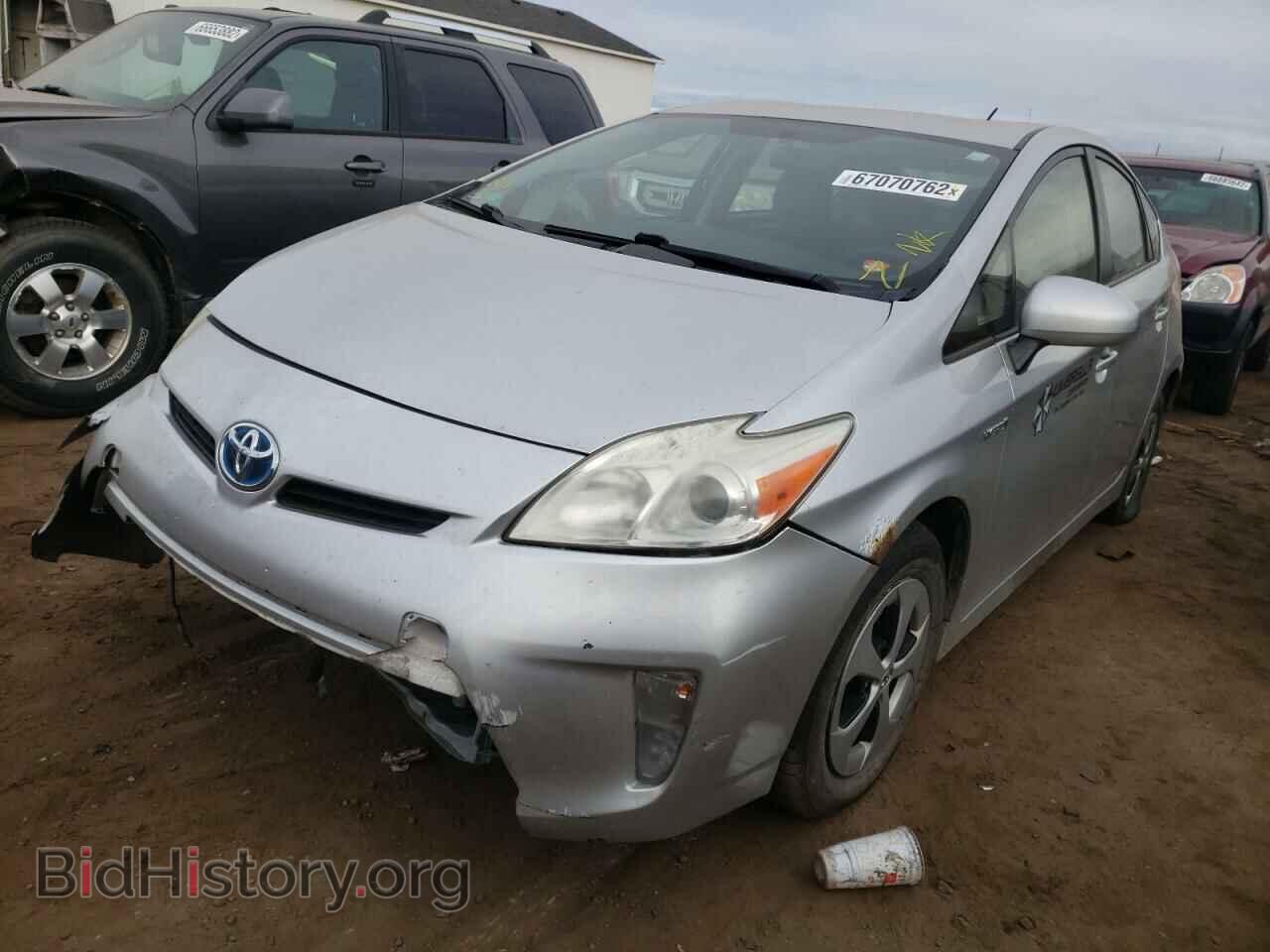 2012 TOYOTA PRIUS - VIN: JTDKN3DU1C5438865 - Фото 2