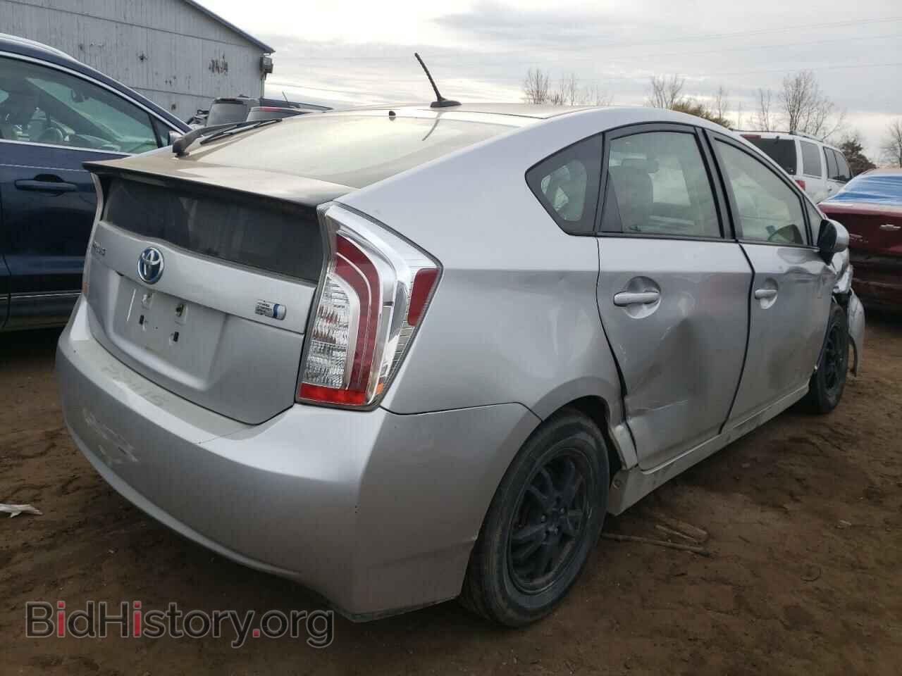 2012 TOYOTA PRIUS - VIN: JTDKN3DU1C5438865 - Фото 4