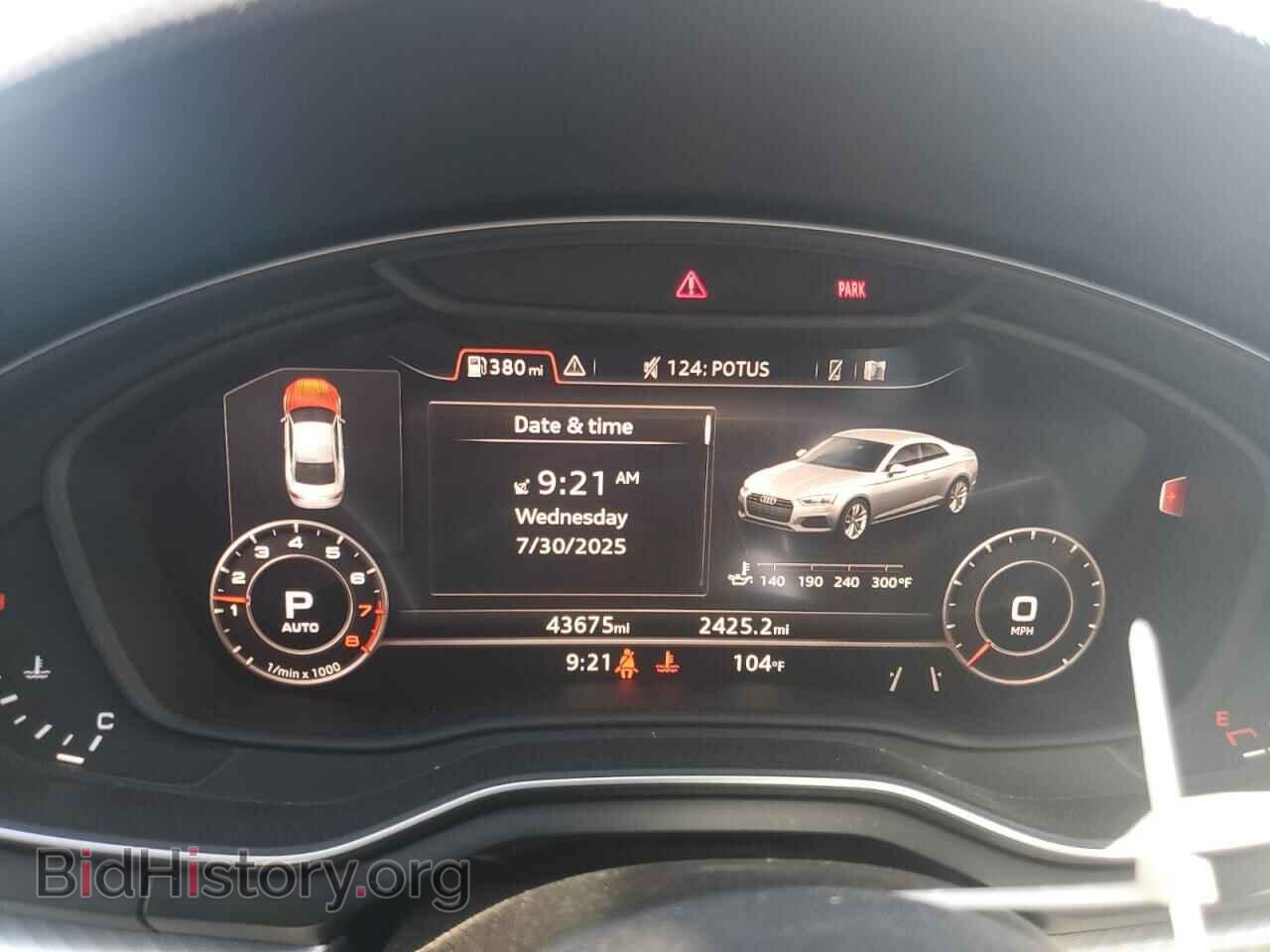 2018 AUDI A5 - VIN: WAUUNAF5XJA070724 - Фото 9