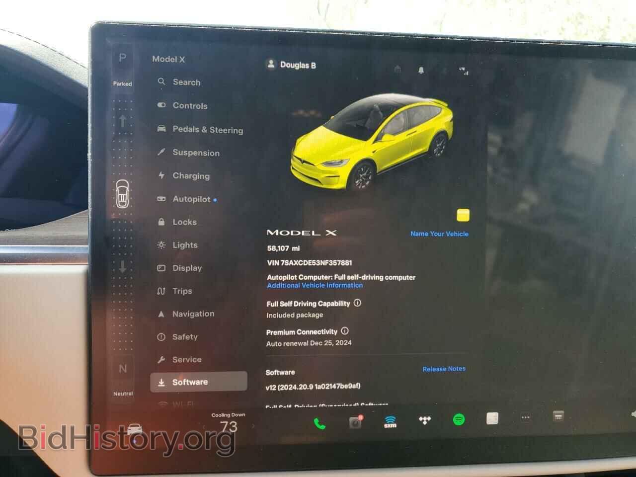 2022 TESLA MODEL X - VIN: 7SAXCDE53NF357881 - Photo 9