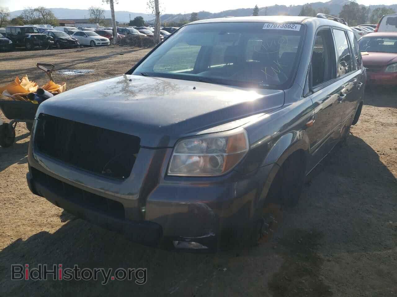 2007 HONDA PILOT - VIN: 2HKYF18637H533280 - Фото 2