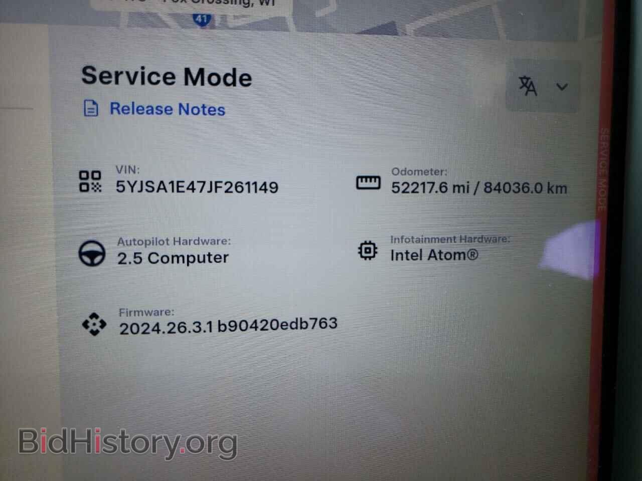 2018 TESLA MODEL S - VIN: 5YJSA1E47JF261149 - Фото 9