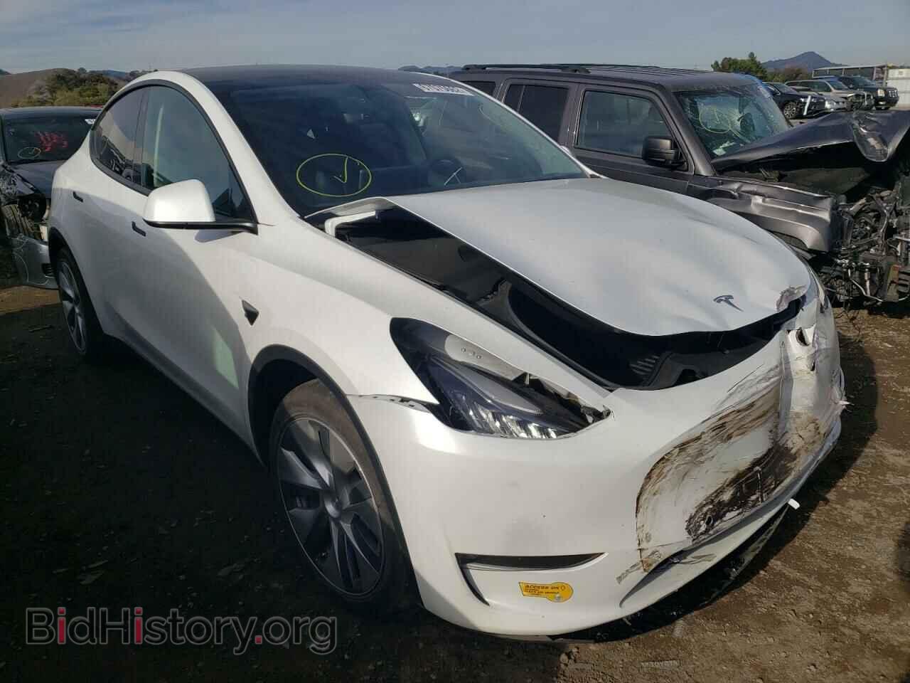 Photo 5YJYGAEE0MF159262 - TESLA MODEL Y 2021