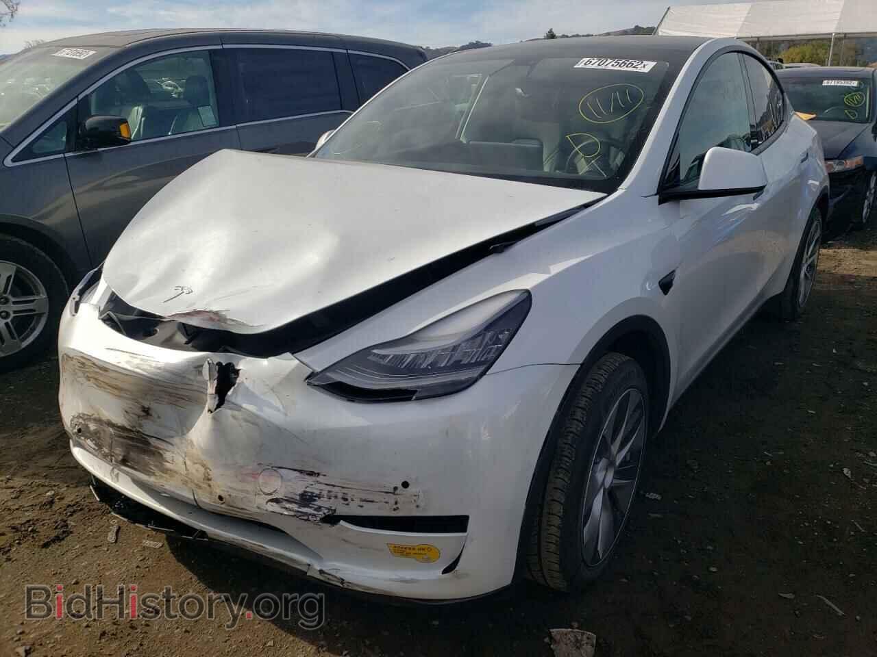 2021 TESLA MODEL Y - VIN: 5YJYGAEE0MF159262 - Photo 2