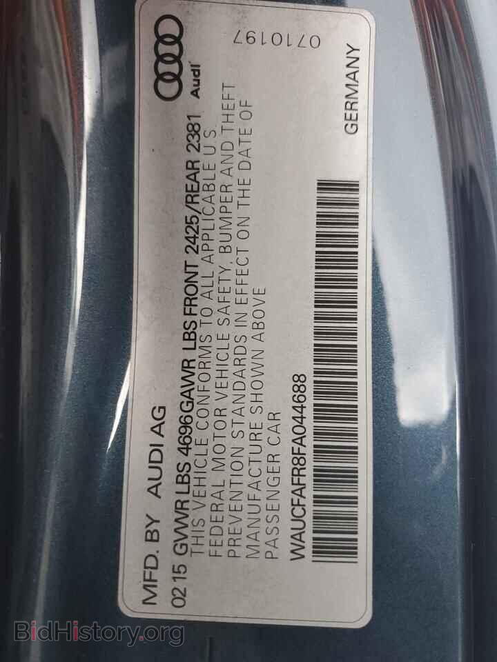 2015 AUDI A5 - VIN: WAUCFAFR8FA044688 - Photo 12