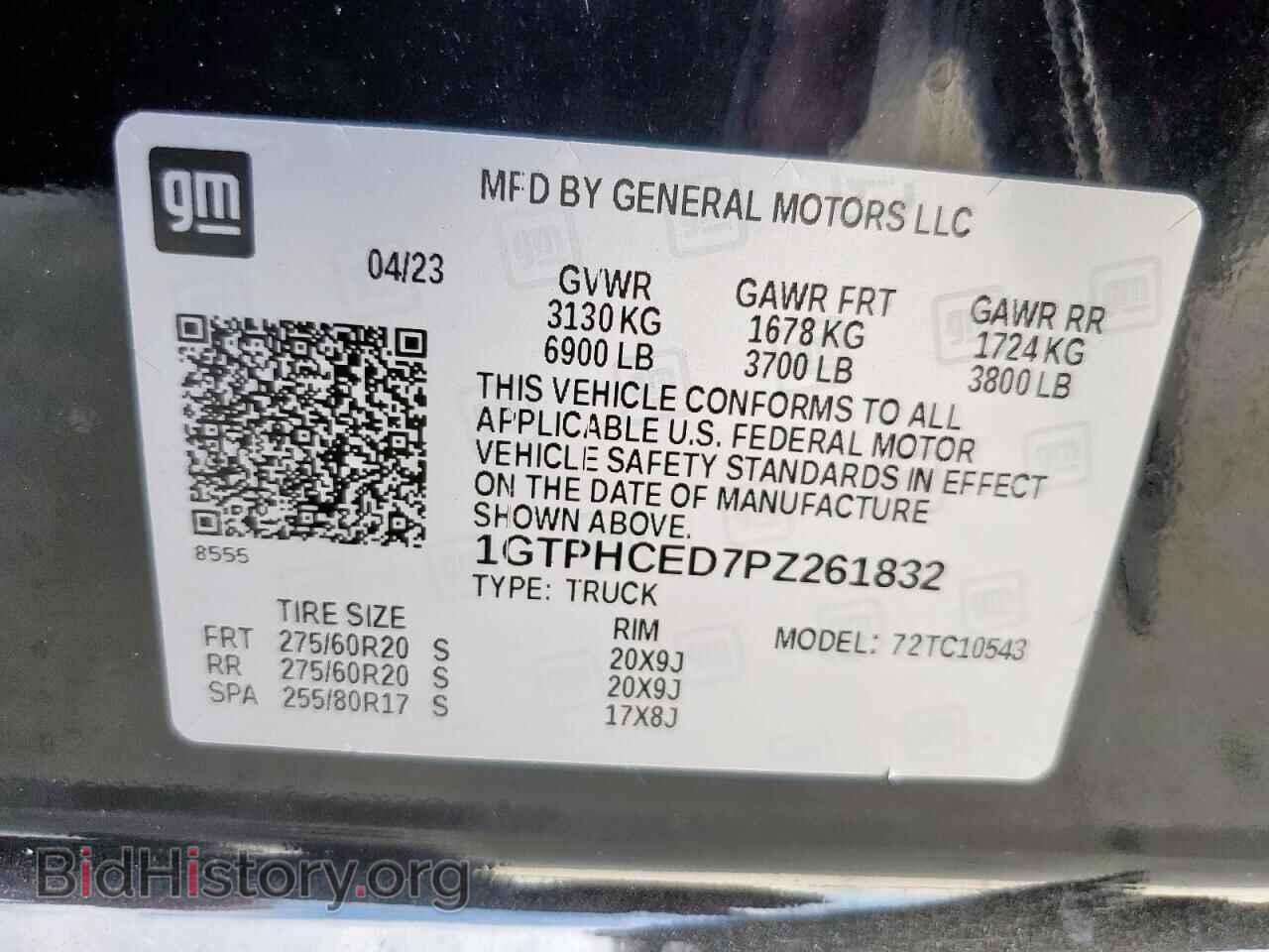 2023 GMC SIERRA - VIN: 1GTPHCED7PZ261832 - Фото 13