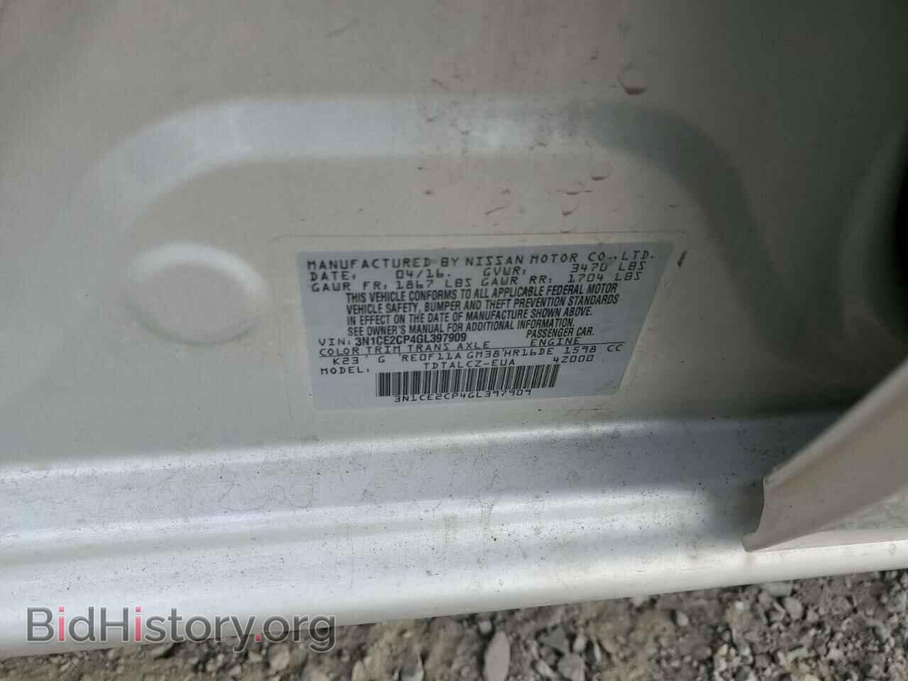 2016 NISSAN VERSA - VIN: 3N1CE2CP4GL397909 - Photo 13