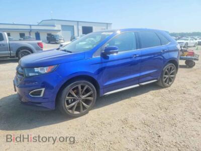 2015 Ford EDGE Sport, blue — VIN 2FMTK4AP1FBB71207, Copart