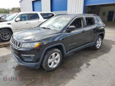 2020 Jeep COMPASS Latitude, черный — VIN 3C4NJDBB4LT240720, Copart