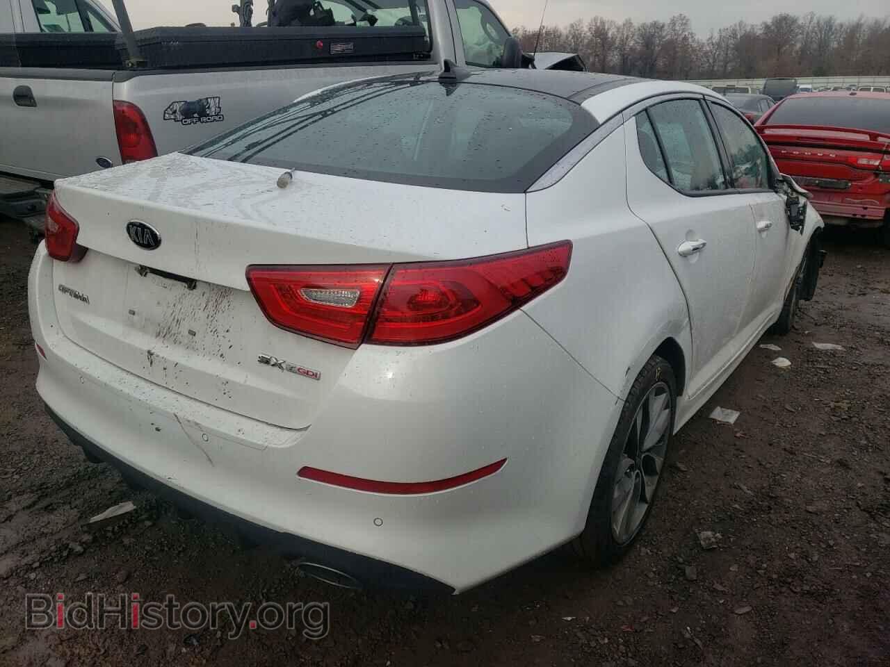 2015 KIA OPTIMA - VIN: 5XXGR4A68FG445527 - Фото 4
