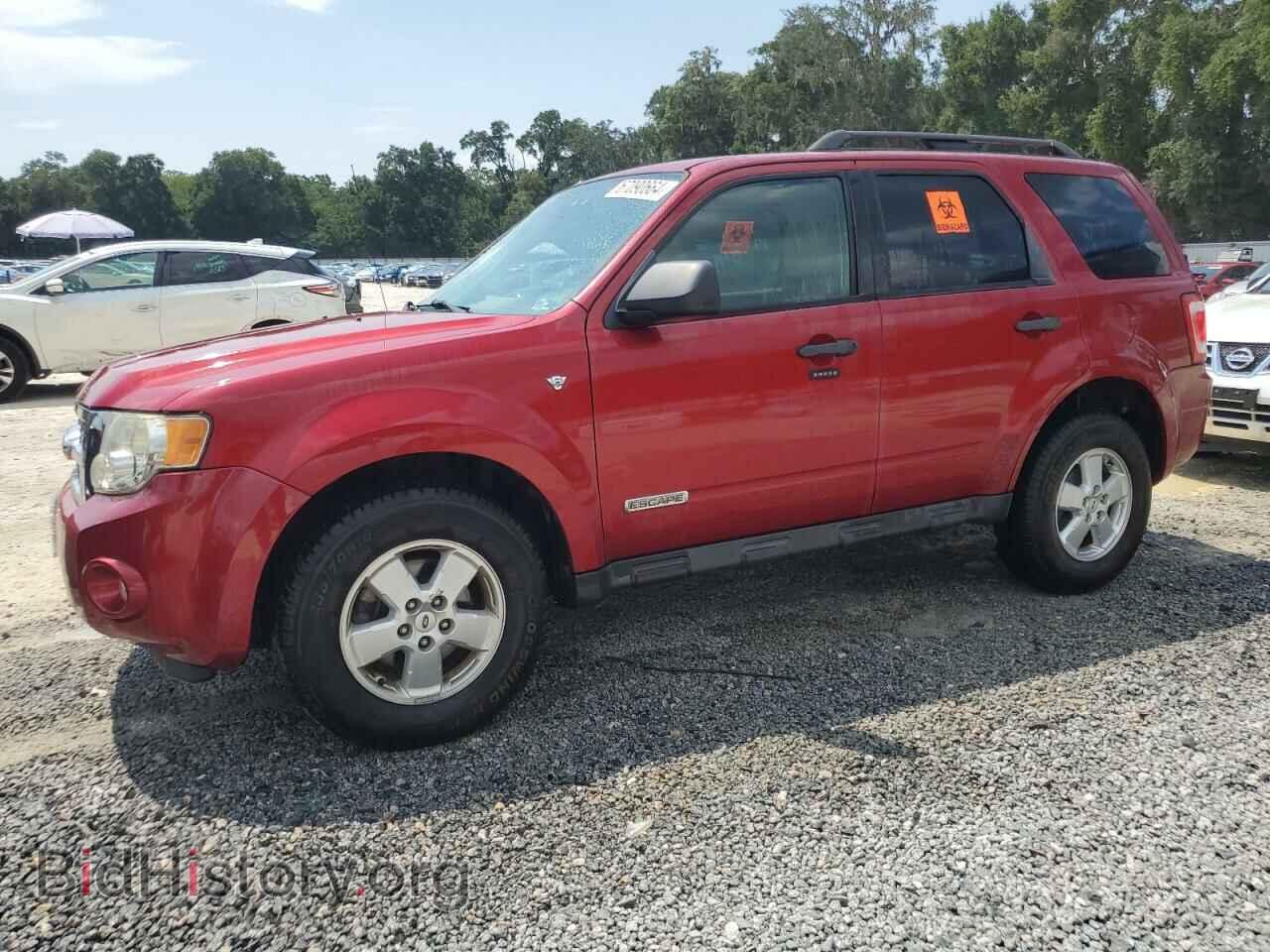 Photo 1FMCU03148KC32702 - FORD ESCAPE 2008