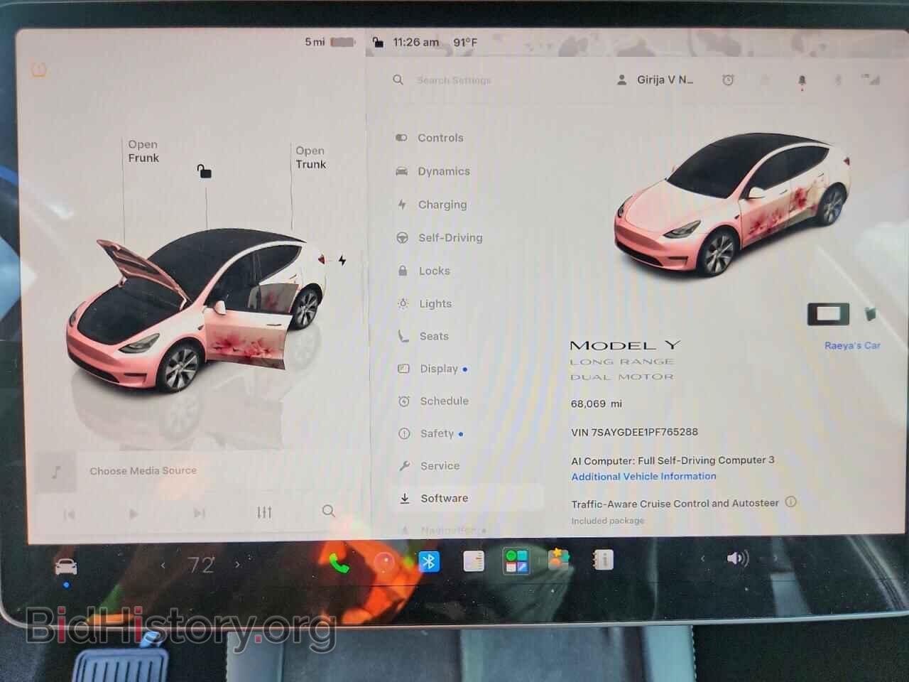2023 TESLA MODEL Y - VIN: 7SAYGDEE1PF765288 - Photo 9