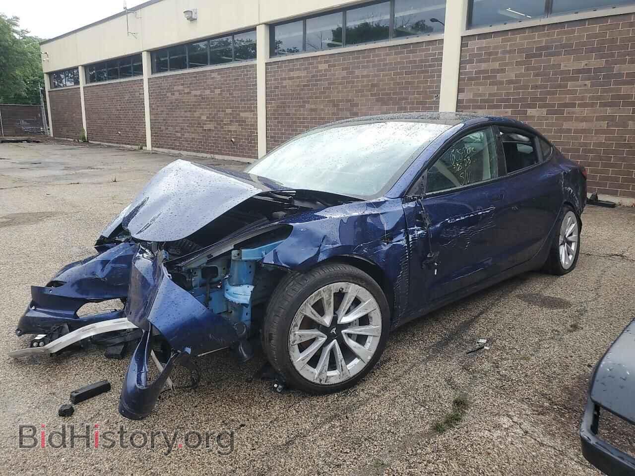 Photo 5YJ3E1EB3NF305113 - TESLA MODEL 3 2022