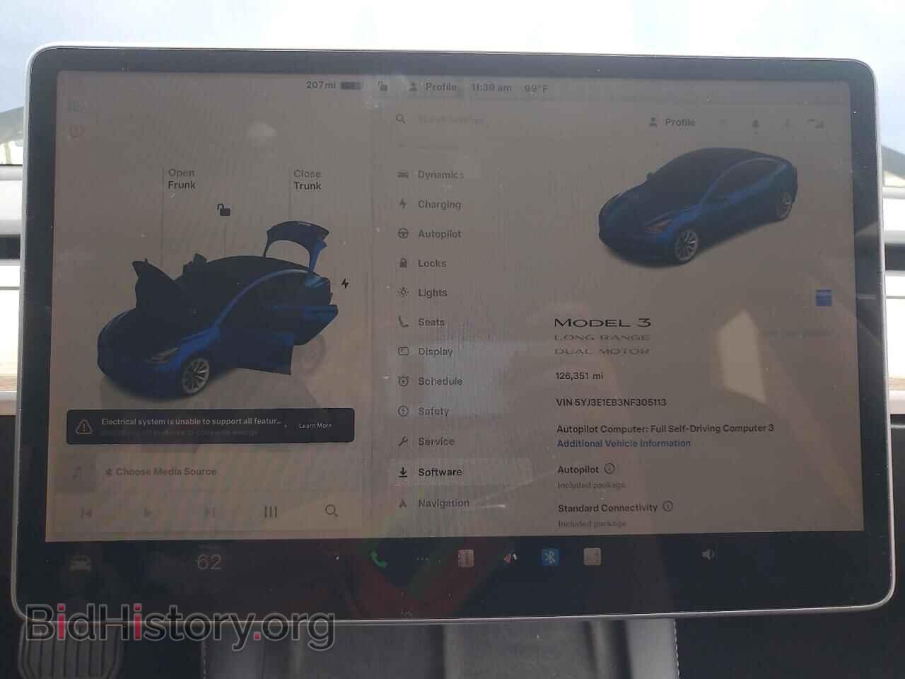 2022 TESLA MODEL 3 - VIN: 5YJ3E1EB3NF305113 - Photo 9