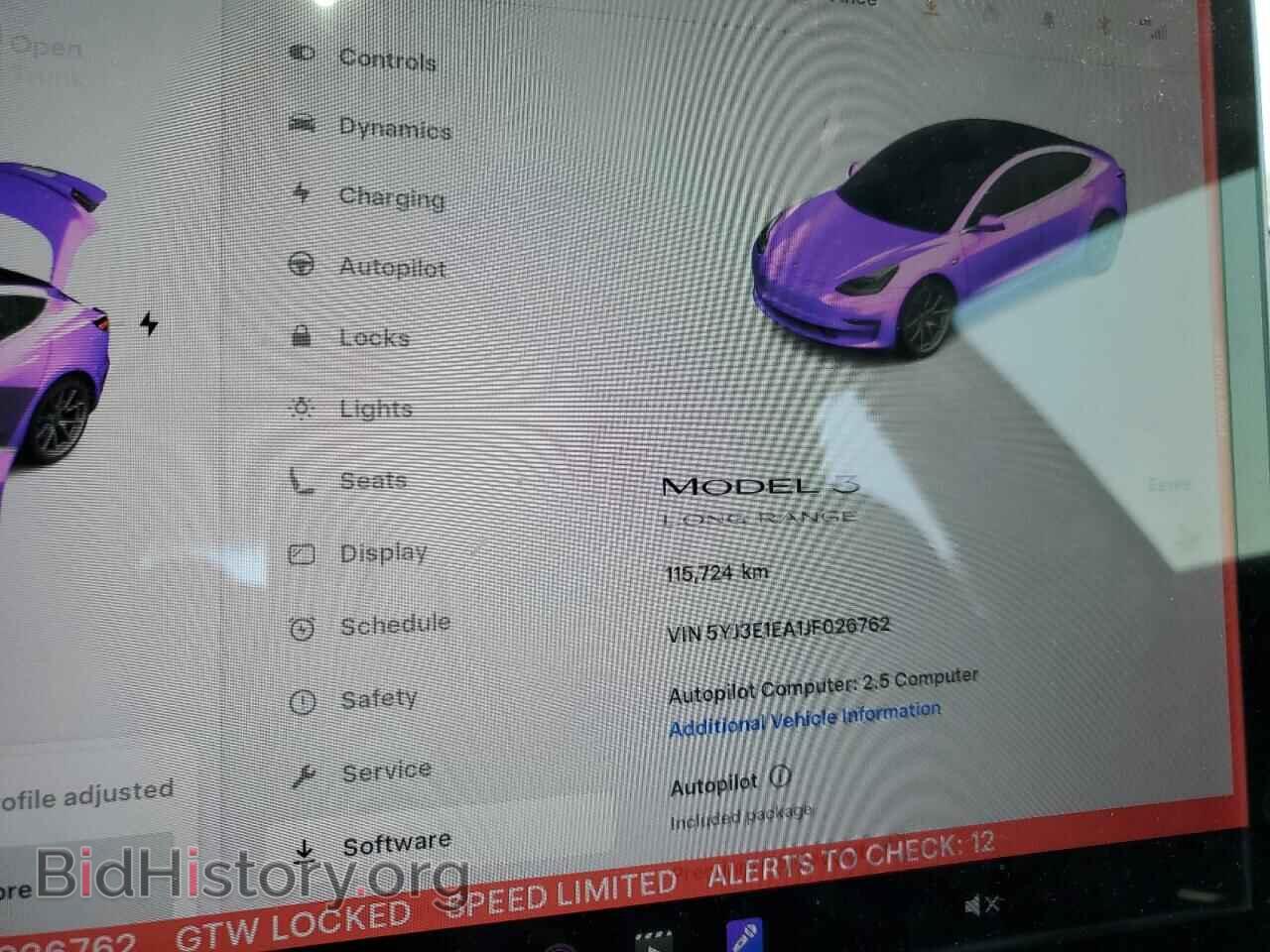 2018 TESLA MODEL 3 - VIN: 5YJ3E1EA1JF026762 - Photo 9