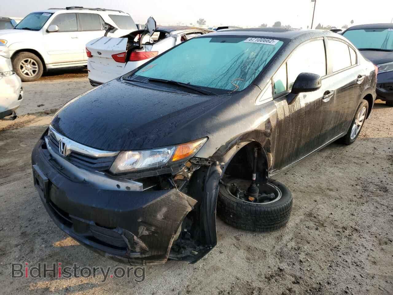 2012 HONDA CIVIC - VIN: 2HGFB2F88CH555695 - Фото 2