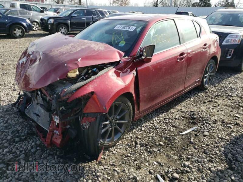 2012 Lexus CT 200 (VIN JTHKD5BH0C2111135) — фото 2 из 10