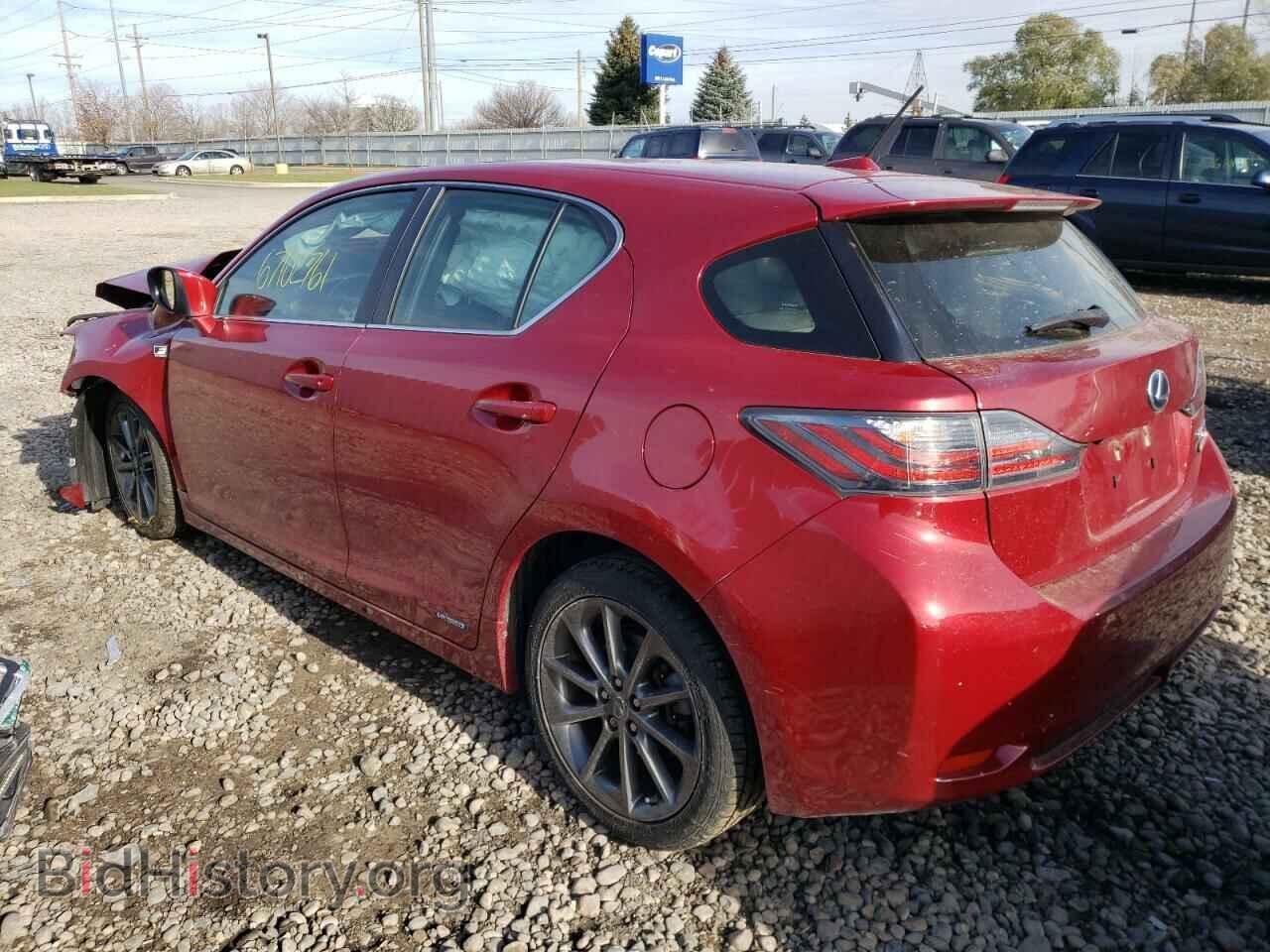 2012 LEXUS CT 200 - VIN: JTHKD5BH0C2111135 - Фото 3