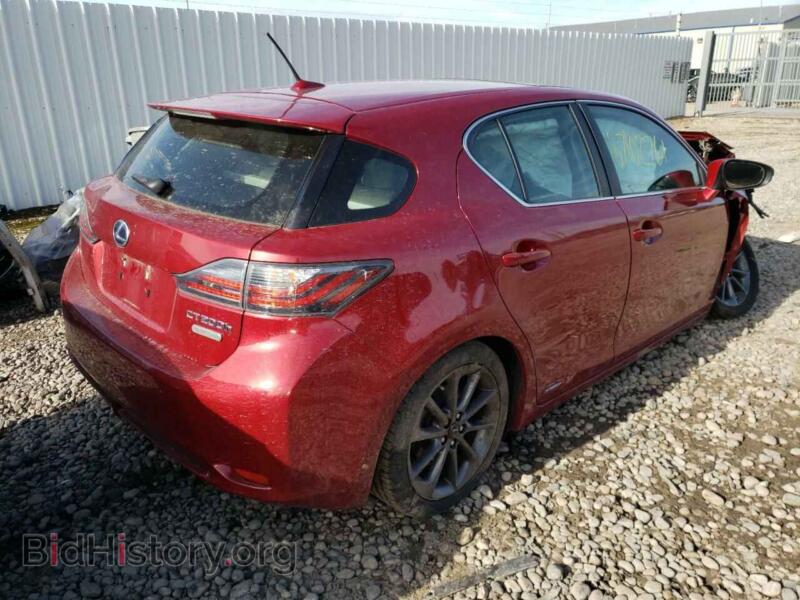 2012 Lexus CT 200 (VIN JTHKD5BH0C2111135) — фото 4 из 10