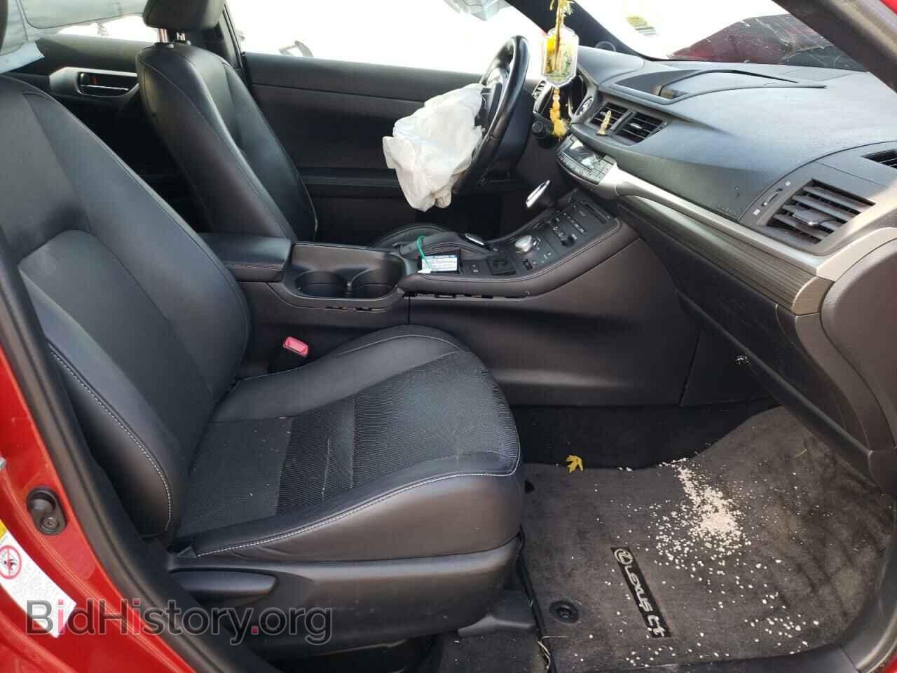 2012 LEXUS CT 200 - VIN: JTHKD5BH0C2111135 - Фото 5