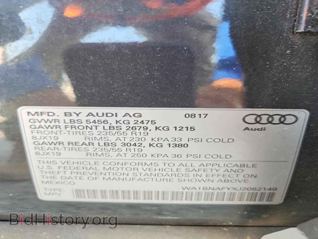 2018 AUDI Q5 - VIN: WA1BNAFYXJ2052149 - Photo 14