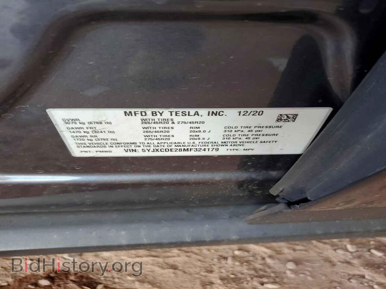 2021 TESLA MODEL X - VIN: 5YJXCDE28MF324179 - Photo 12
