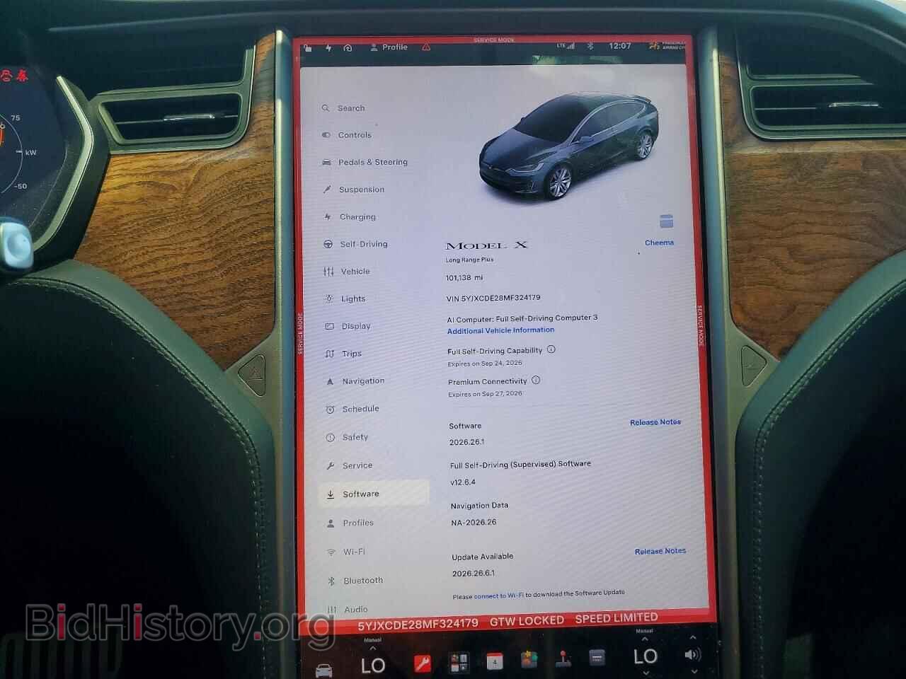 2021 TESLA MODEL X - VIN: 5YJXCDE28MF324179 - Photo 9