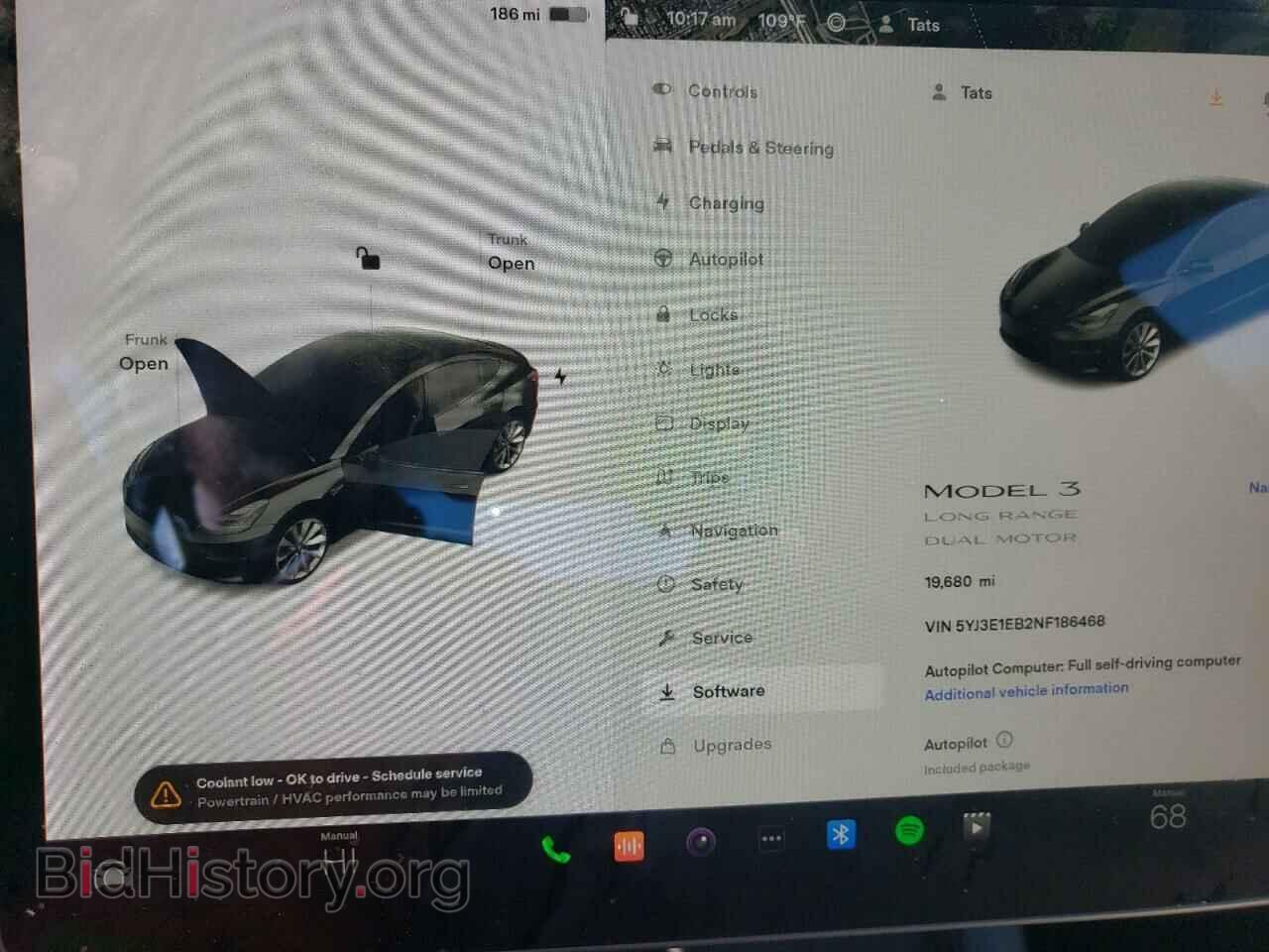 2022 TESLA MODEL 3 - VIN: 5YJ3E1EB2NF186468 - Фото 8