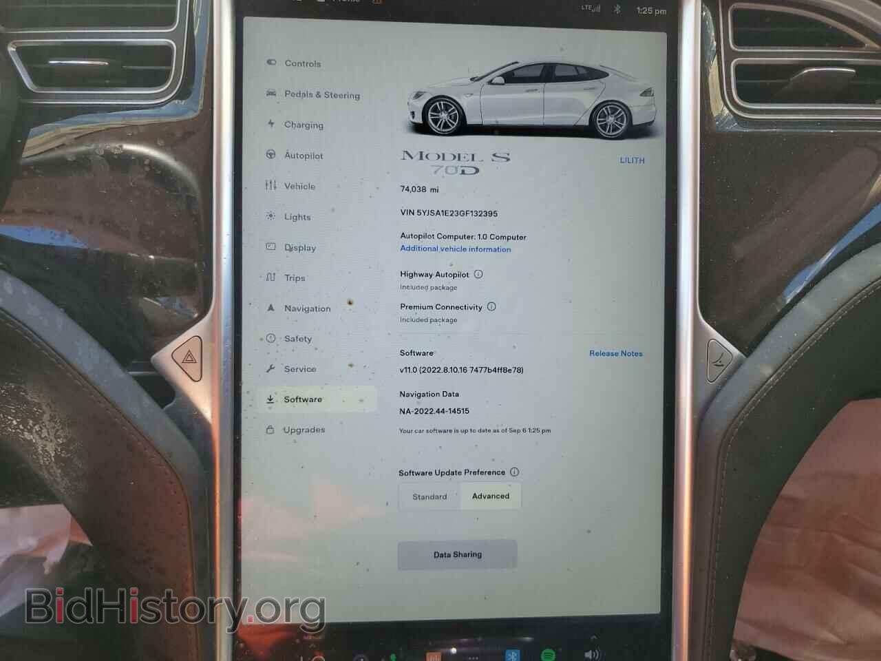 2016 TESLA MODEL S - VIN: 5YJSA1E23GF132395 - Photo 9