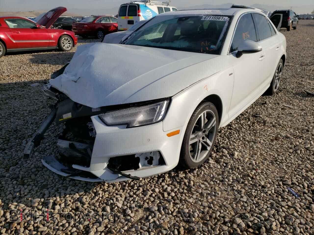 2017 AUDI A4 - VIN: WAUENAF43HN058090 - Фото 2