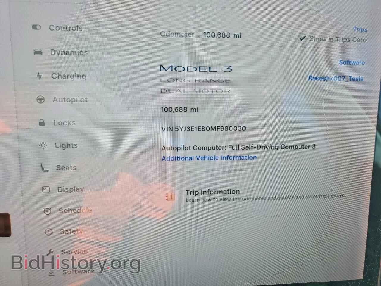 2021 TESLA MODEL 3 - VIN: 5YJ3E1EB0MF980030 - Photo 9