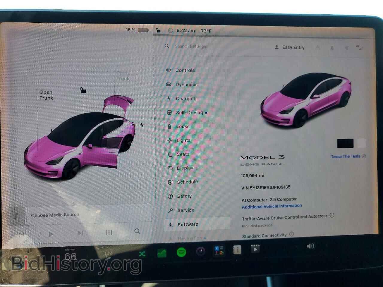 2018 Tesla MODEL 3 (VIN 5YJ3E1EA6JF109135) — photo 9 of 14