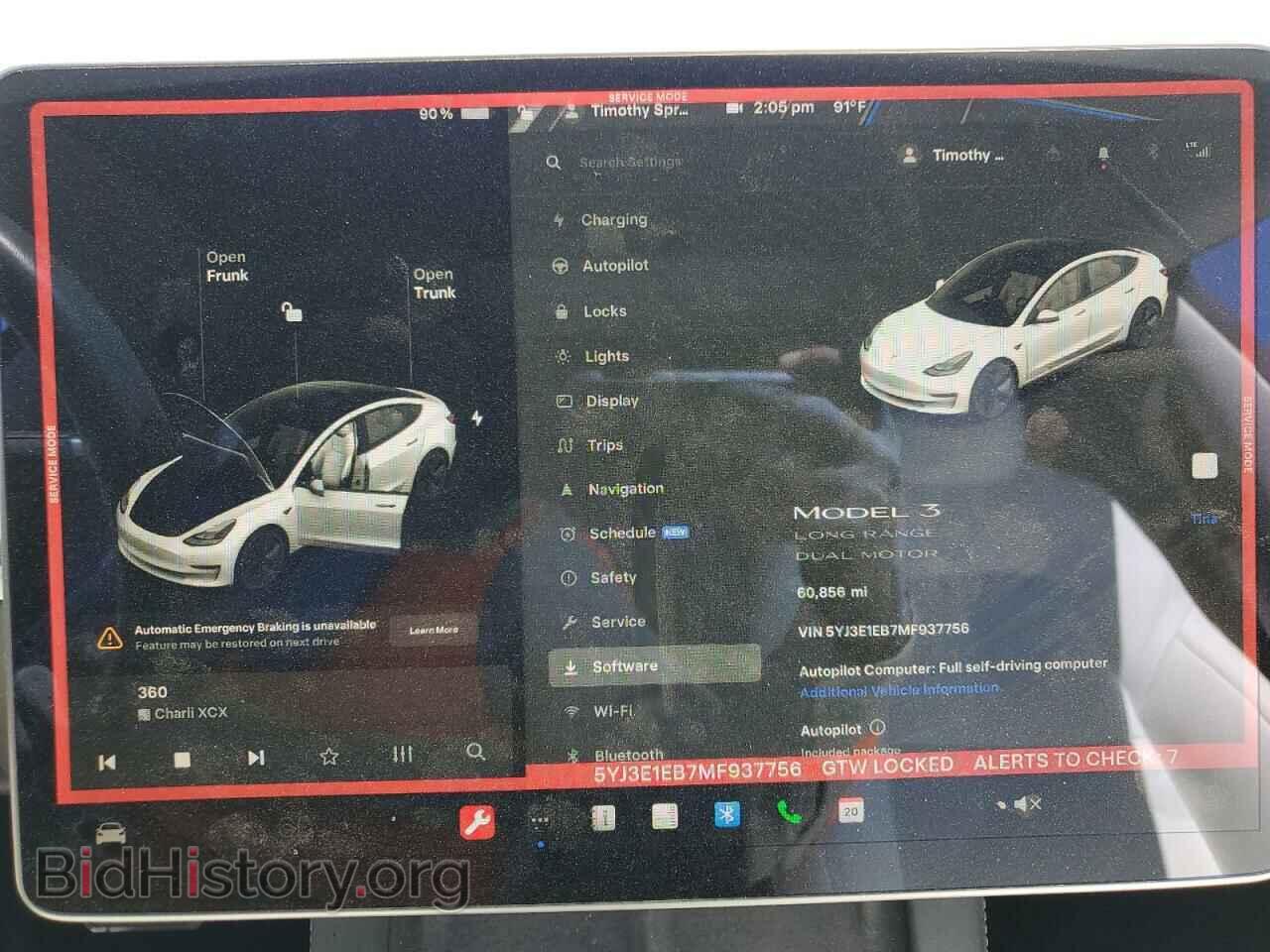 2021 TESLA MODEL 3 - VIN: 5YJ3E1EB7MF937756 - Photo 9